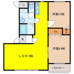 ピュアライフ岩鼻の物件間取画像